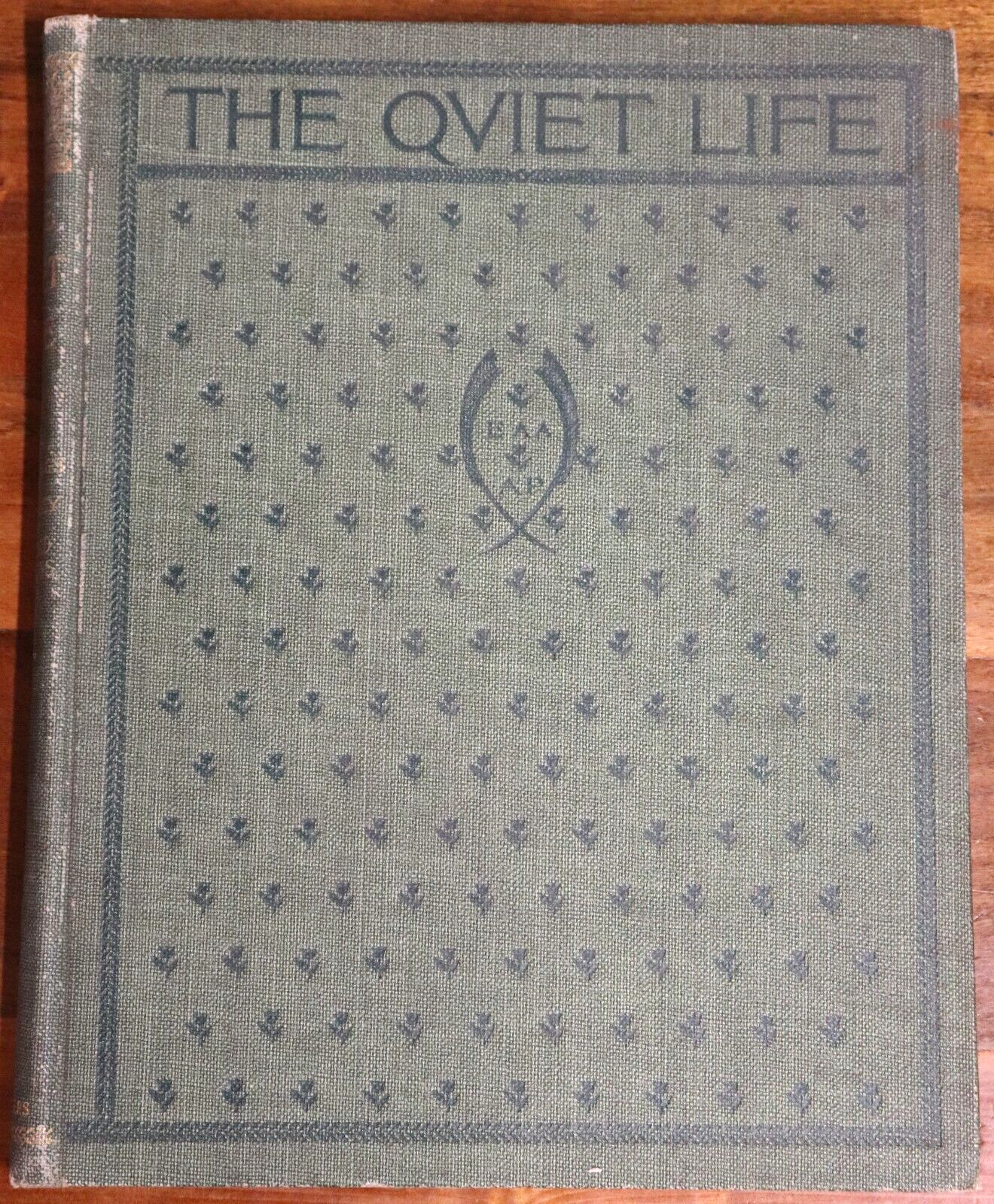 1890 The Quiet Life: Versus By Various Hands 1st Edition Antique Poetry Book