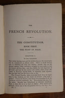 c1870 3vol The French Revolution: A History by Thomas Carlyle Antiquarian Books-8