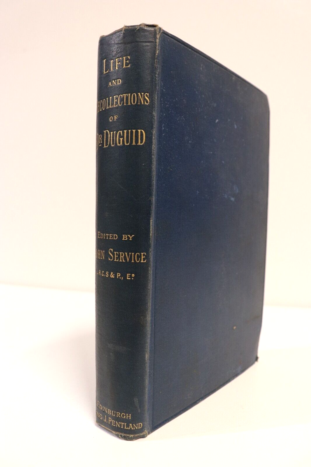 1887 Life & Recollections Of Doctor Duguid Antique Scottish History Book