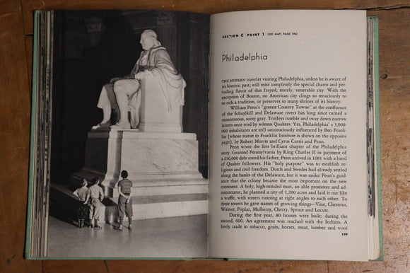 1948 Look at America: The Central Northeast 1st Edition American History Book