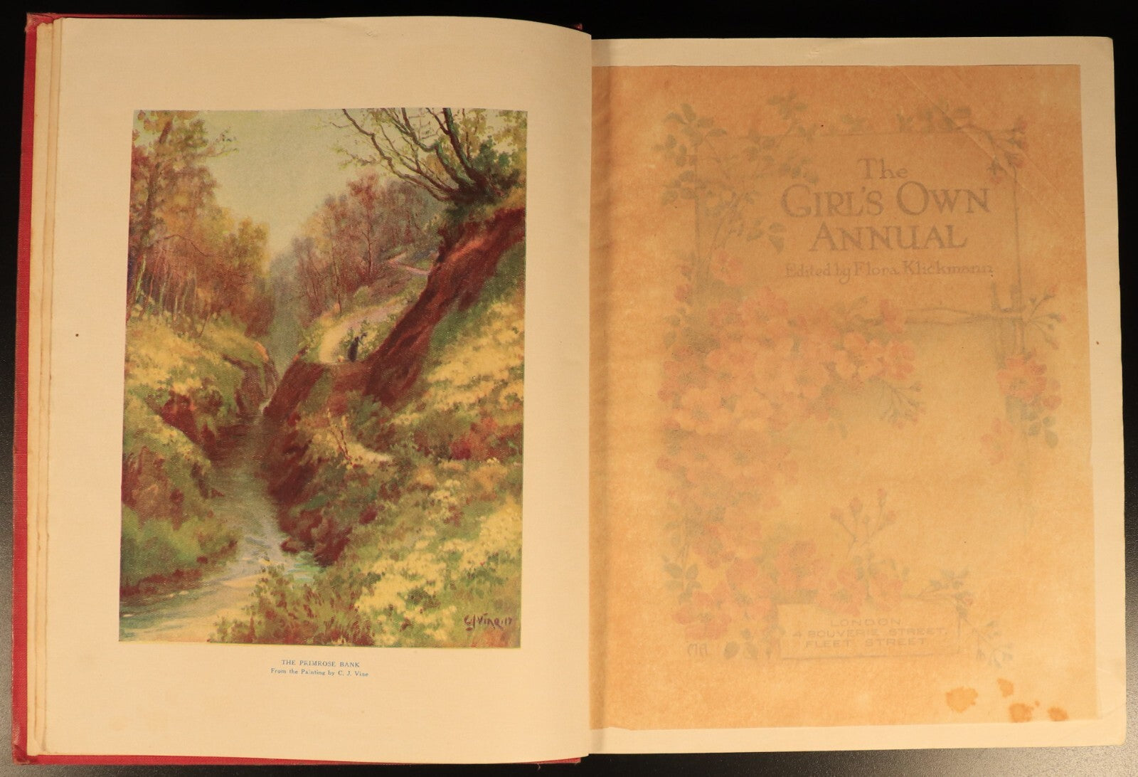 The Girls Own Annual 1919 Antique British Illustrated Girls Book Volume 39