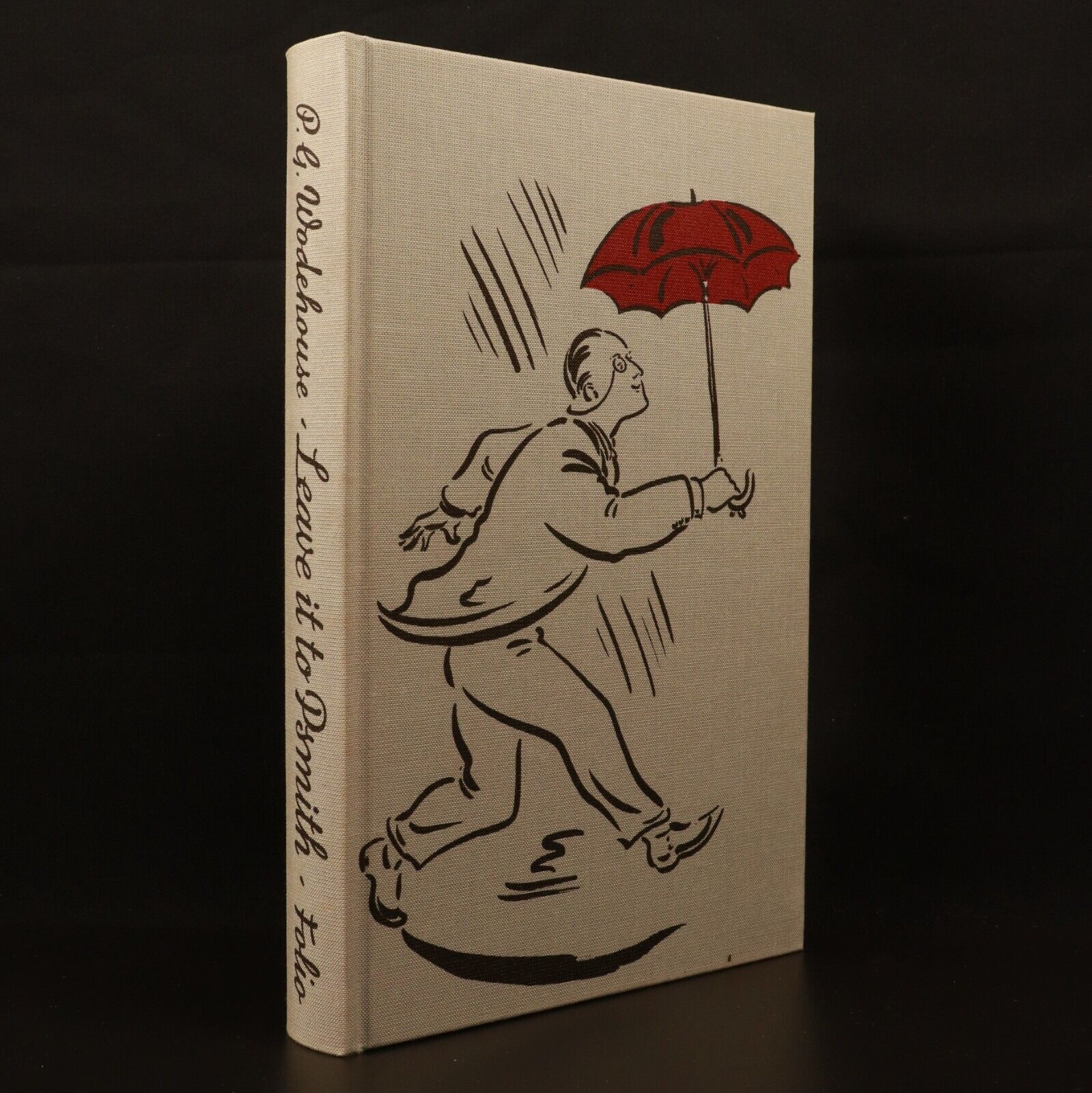 1989 Leave It To Psmith by P.G. Wodehouse Folio Society Fiction Book w/Sleeve