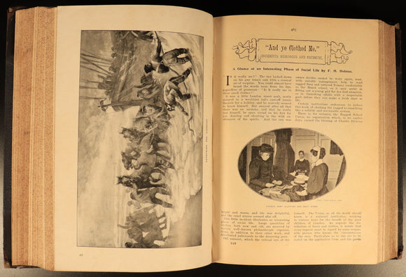 1902 The Quiver: An Illustrated Magazine Antique British Literature Book