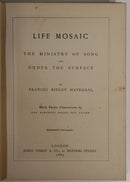 1883 Life Mosaic by Frances Ridley Havergal Antique Religious Theology Book-4