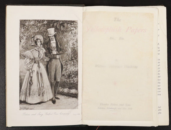 1904 3vol The Works of W.M. Thackeray Antique Fiction Books New Century Library