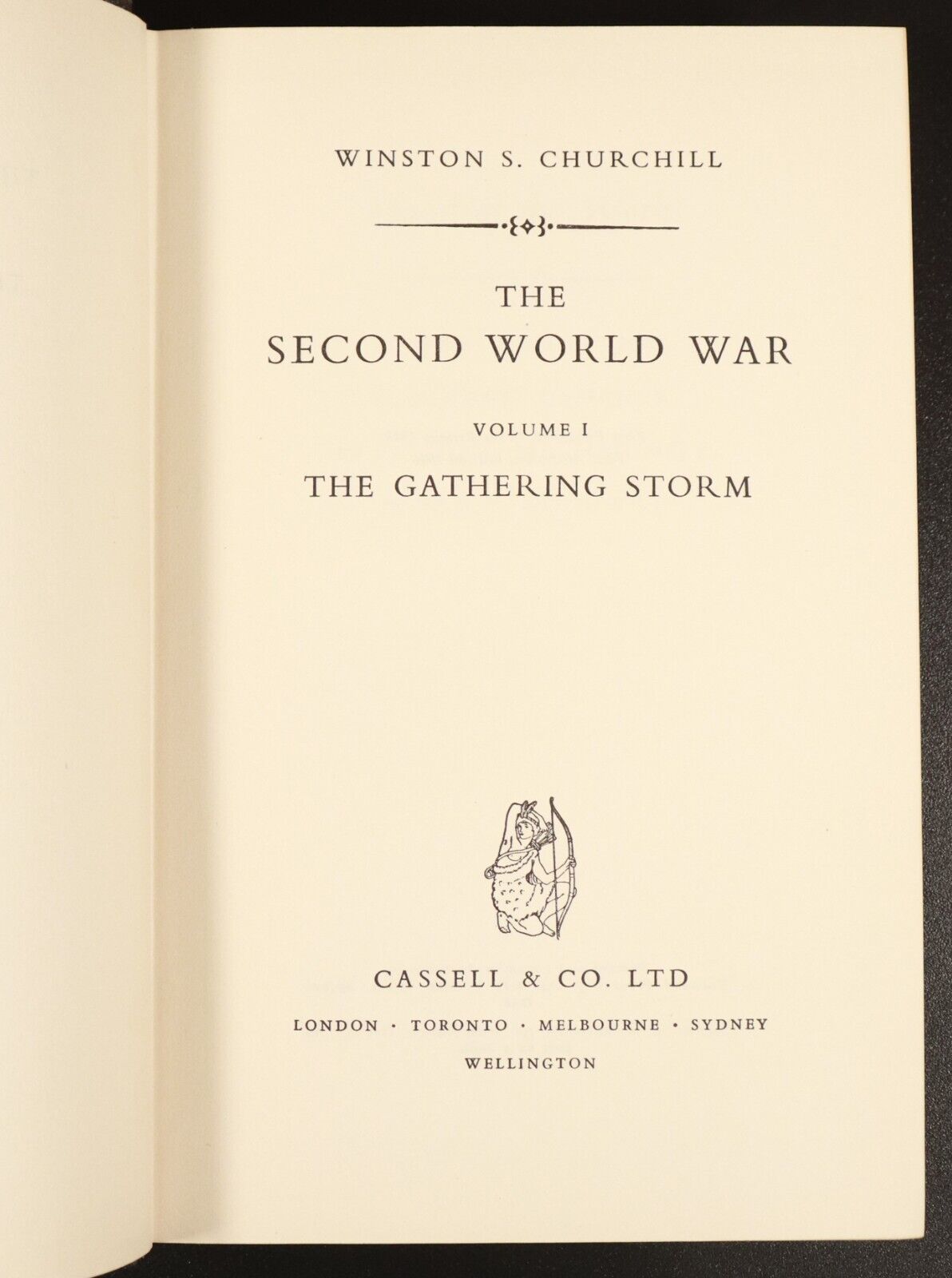 1948 2vol The Second World War by Winston Churchill Antique Military Books 1&2