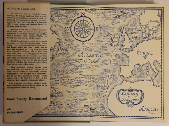 1953 Sailing To Freedom by Veedam & Wall Maritime Exploration Book