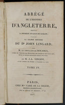 1827 5vol Abrege De L'Histoire D'Angleterre Antiquarian History Of England Books-10