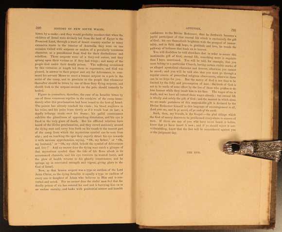 1852 Account Of New South Wales by J.D. Lang Antiquarian Australian History Book