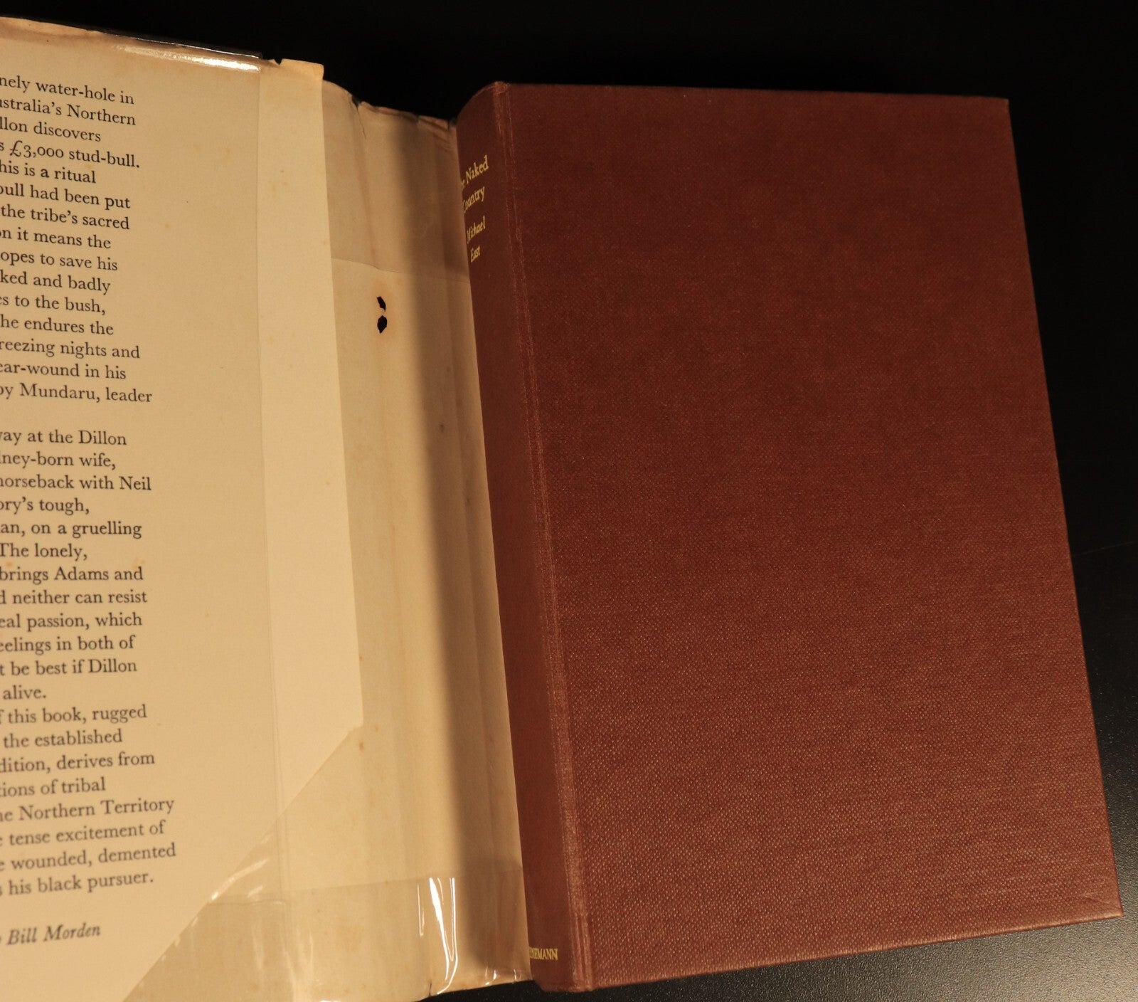 1960 The Naked Country by Michael East Vintage Australian Fiction Book 1st Ed