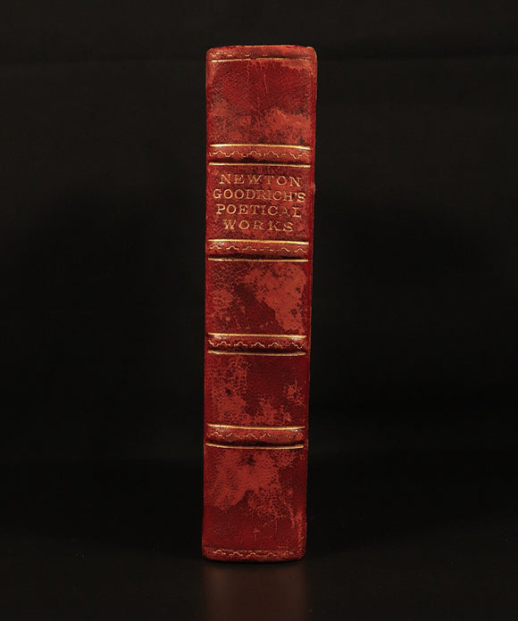 1873 Poetical Works Of Newton Goodrich Antiquarian Australian Poetry Book