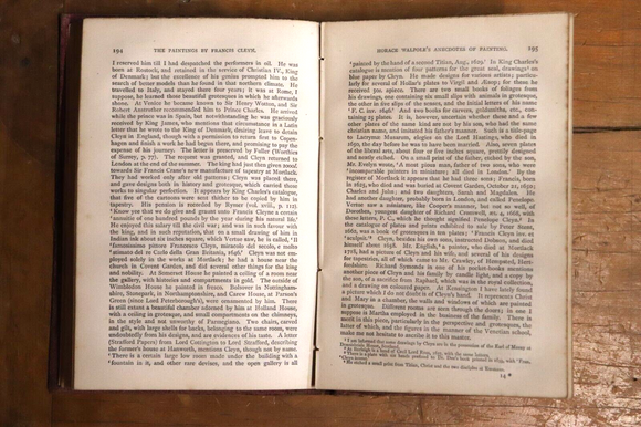 1871 Anecdotes Of Painting In England by H Walpole Antique British Art Book