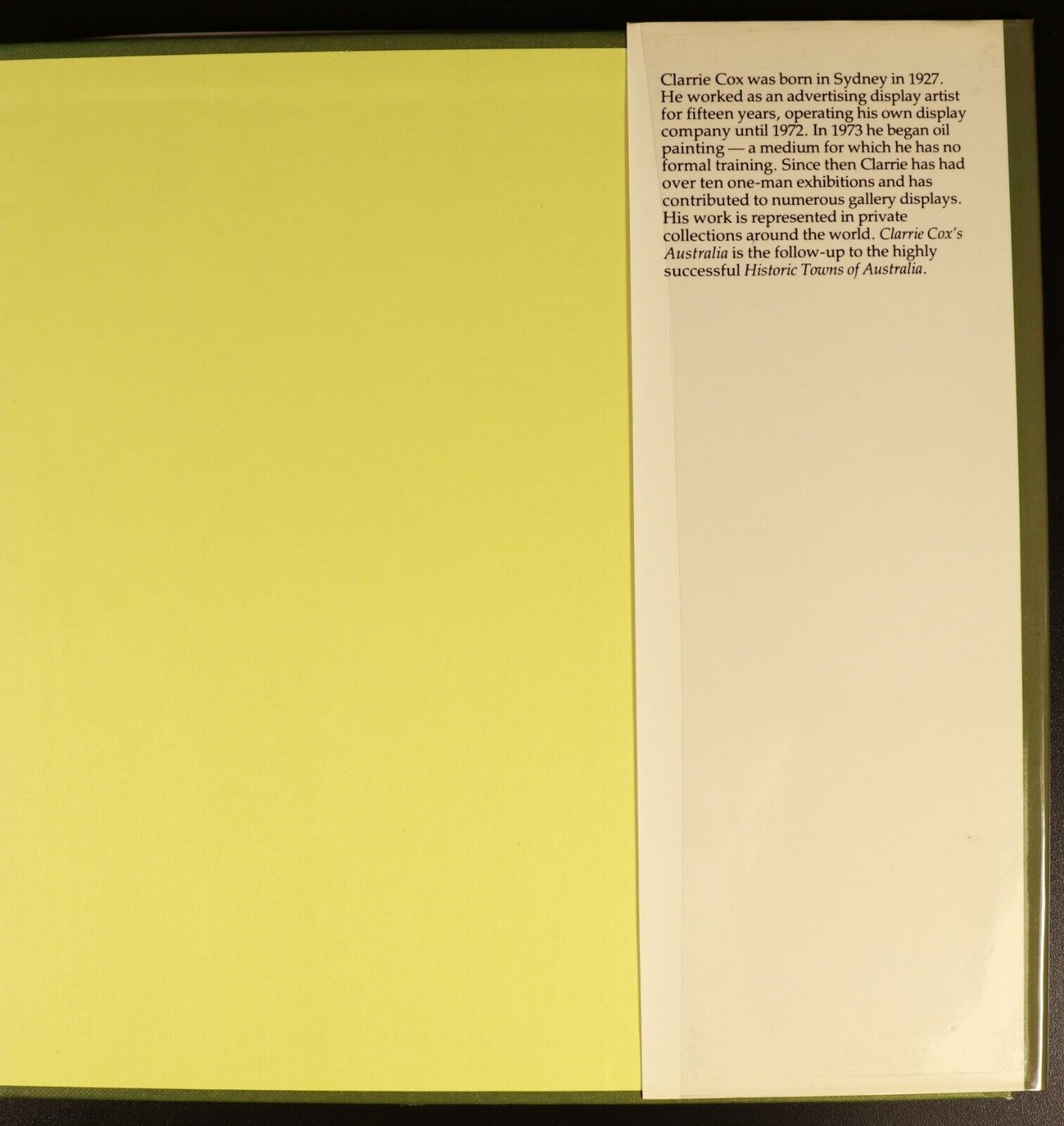 1985 Clarrie Cox Australia Currey O'Neil Australian Art History Book