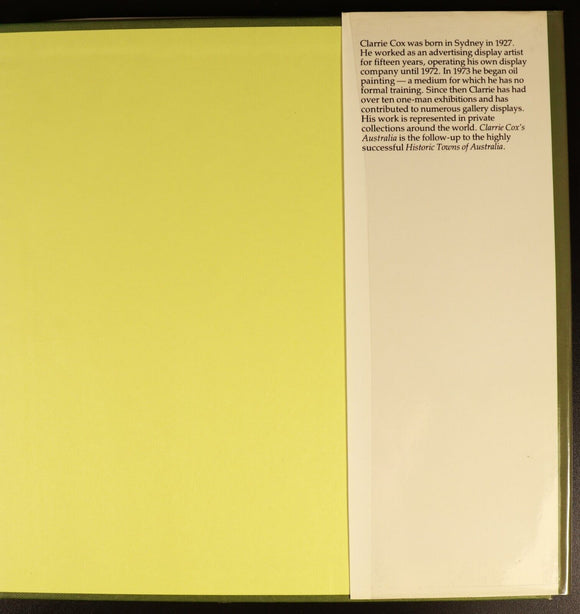 1985 Clarrie Cox Australia Currey O'Neil Australian Art History Book