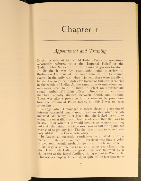 Indian Copper Policeman by Bill C. Pearce Indian History Book SIGNED 1st  Ed