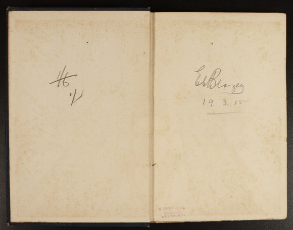 1887 Life Of Tobias George Smollett David Hannay Antique Scottish History Book