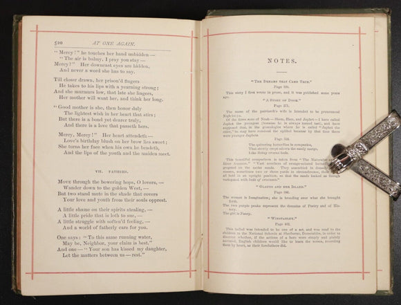 c1863 The Poetical Works Of Jean Ingelow Antique Poetry Book Female Author