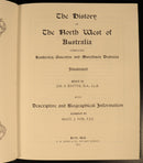 The History Of North West Australia by JS Battye Australian History Book 1985-6