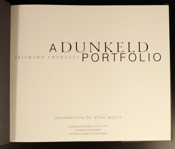 2004 A Dunkeld Portfolio by R. Crawley Australian History Book Western Victoria