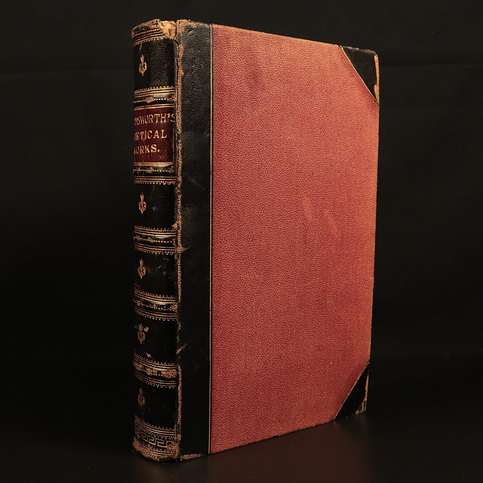 c1885 The Poetical Works Of William Wordsworth Antique Illustrated Poetry Book