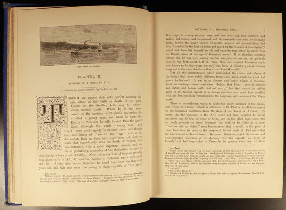 1883 Life & Work Of St Paul by F.W. Farrar Antique Theology Book Illustrated