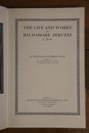 1925 The Life & Works Of Baldassare Peruzzi Antique Italian Architecture Book-2