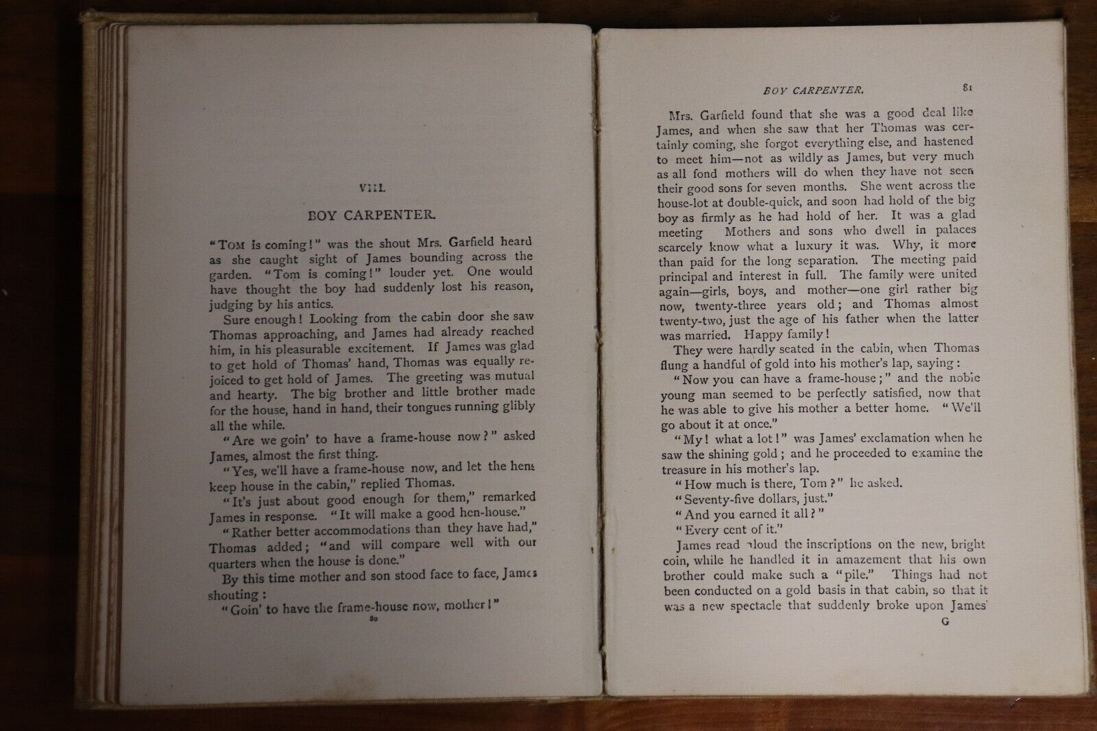 1897 From Log Cabin To White House by WM Thayer Antique American History Book