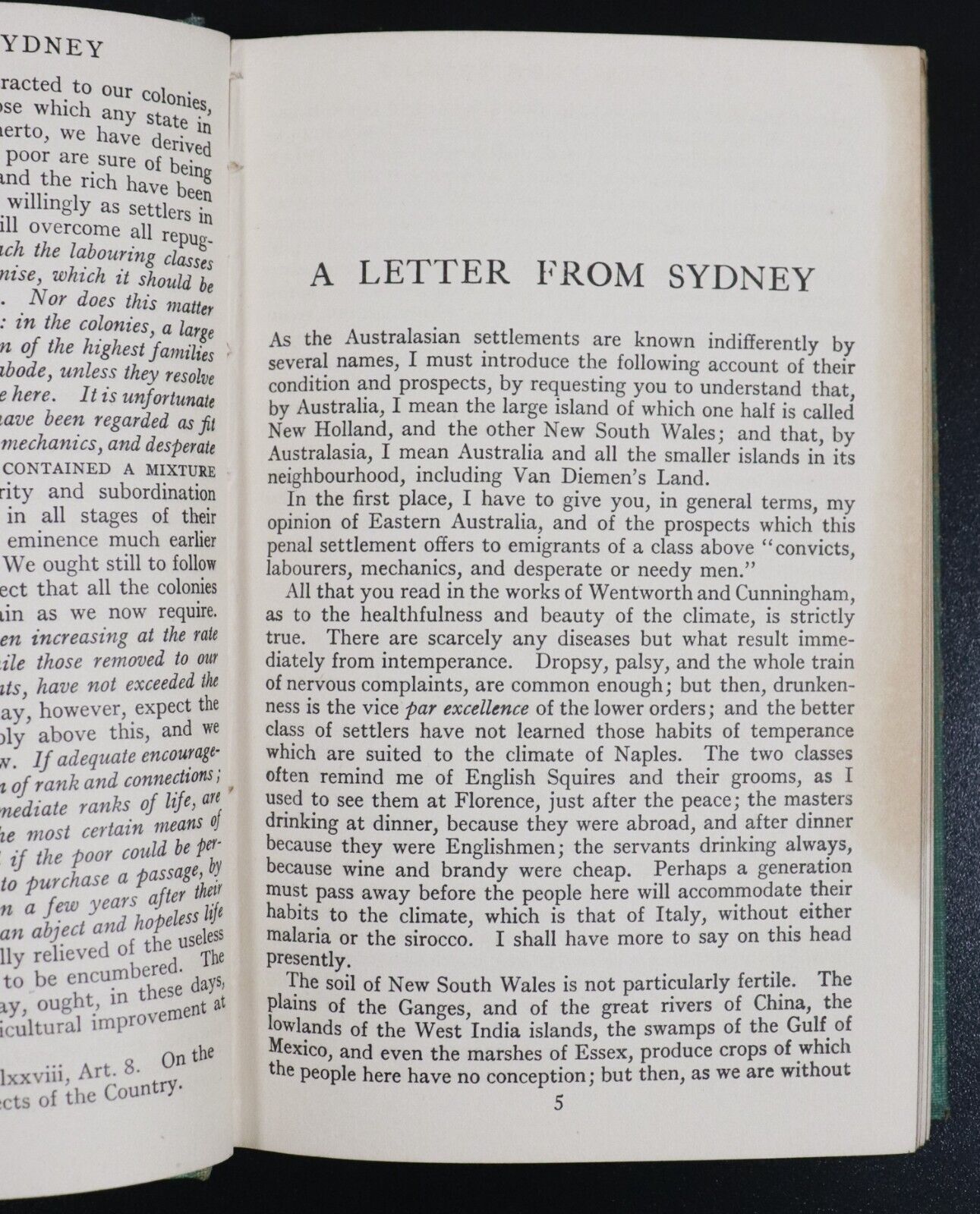 1929 A Letter From Sydney E. Gibbon Wakefield Antique Australian History Book