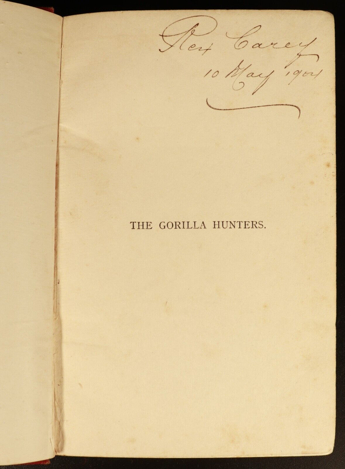 1904 The Gorilla Hunters by R.M. Ballantyne Antique Scottish Fiction Book