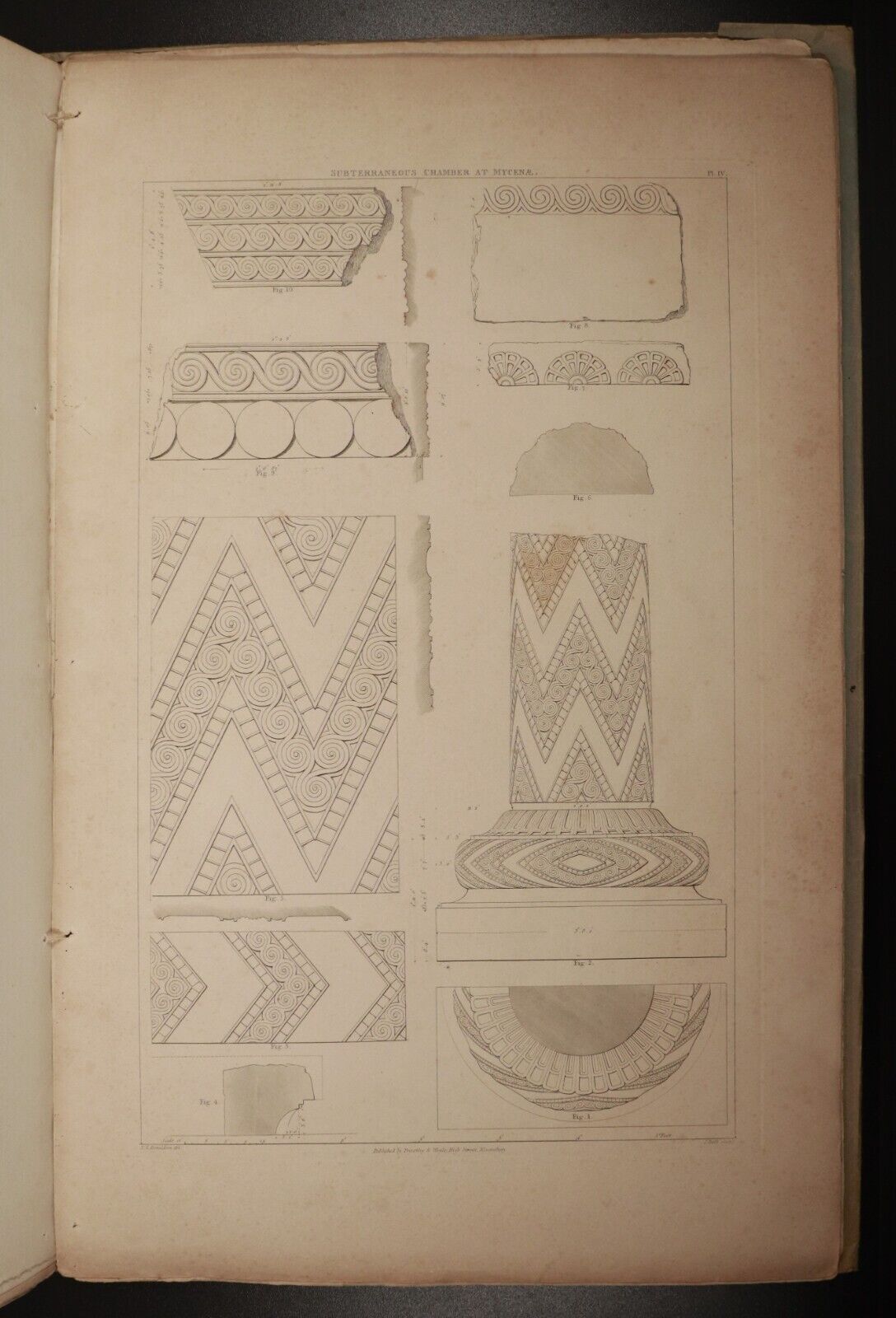 1837 Series Of Examples Of Grecian Ornament Antiquarian Architecture Book Plates