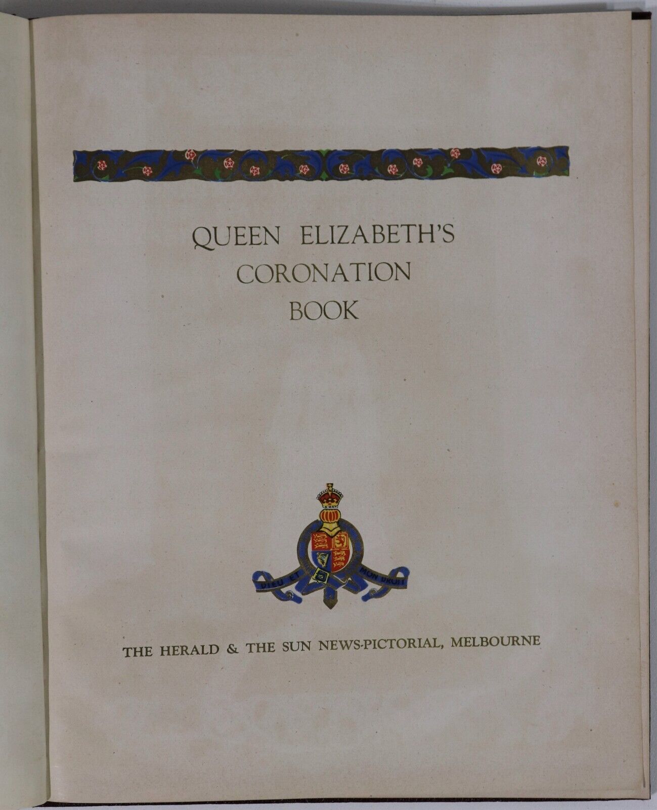 1953 Queen Elizabeth's Coronation Book British Royal Family History Book