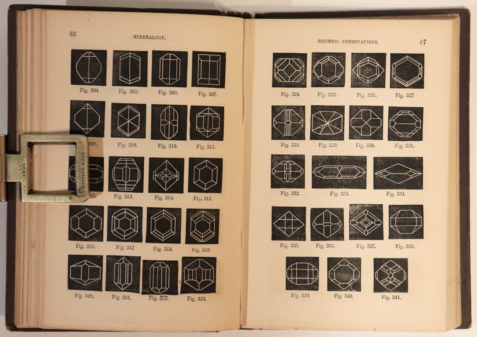 1878 The General Principles Of Mineralogy by JH Collins Antique Science Book