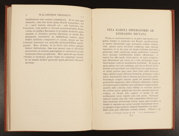 1915 Einhard's Life Of Charlemagne The Latin Text History Book by Garrod & Mowat