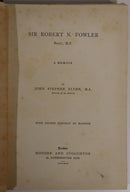 1893 Sir Robert N. Fowler: A Memoir Antique British Political History Book-4
