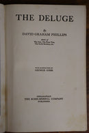 1905 The Deluge by David Graham Phillips Antique American Fiction Book-3