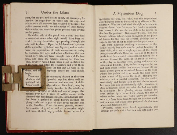 1944 Under The Lilacs by Louisa M. Alcott Antique Fiction Book