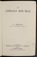 1896 An Australian Bush Track by JD Hennessey Antique Australian Fiction Book-2