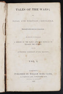1836 4vol Tales Of The Wars Naval Military Antiquarian British History Book Set-3