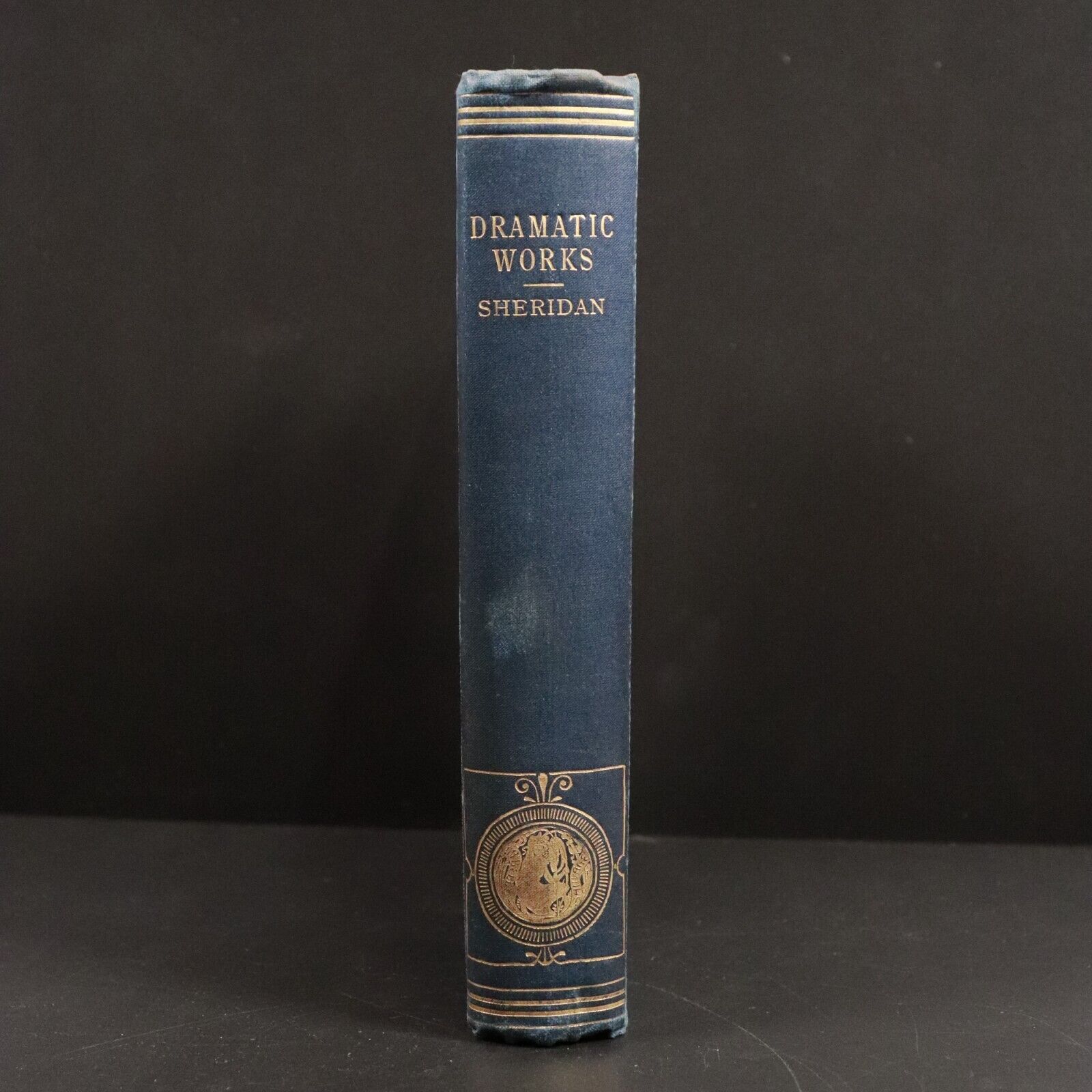 c1900 Dramatic Works Of Richard Brinsley Sheridan Antique Drama Theatre Book