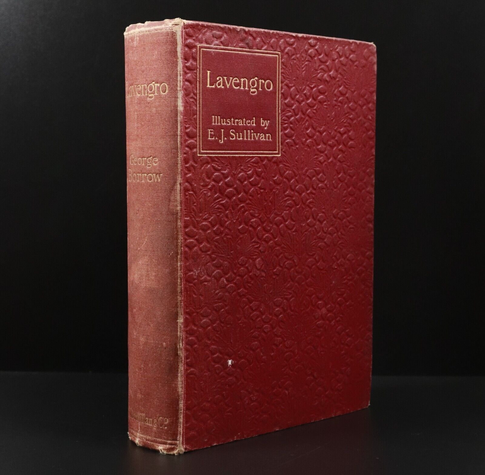 1900 Lavengro by George Borrow Antique British Fiction Book Illust E.J. Sullivan