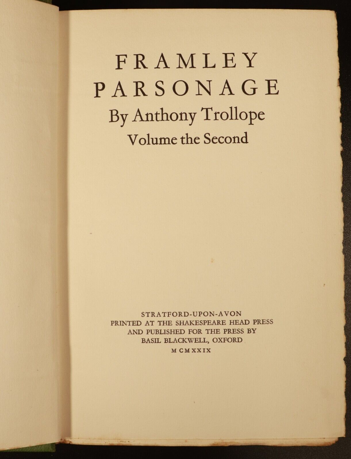 1929 14vol Shakespeare Edition Novels Of Anthony Trollope Antique Book Set