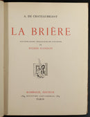 1941 La Briere by A. De Chateaubriant Ltd Ed. French Fiction Book Fine Binding-2