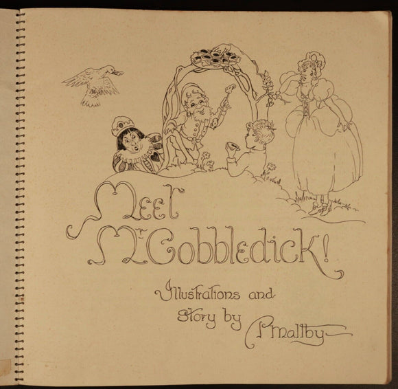 c1948 Meet Mr Cobbledick by P. Maltby Vintage Childrens Book Murfett Pty Ltd