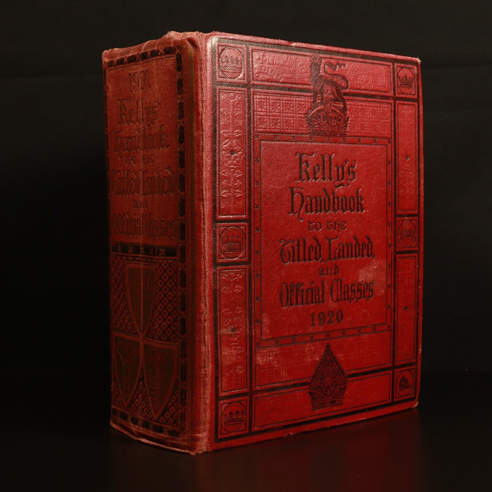 1920 Kellys Handbook Titled Landed Official Classes Antique British History Book