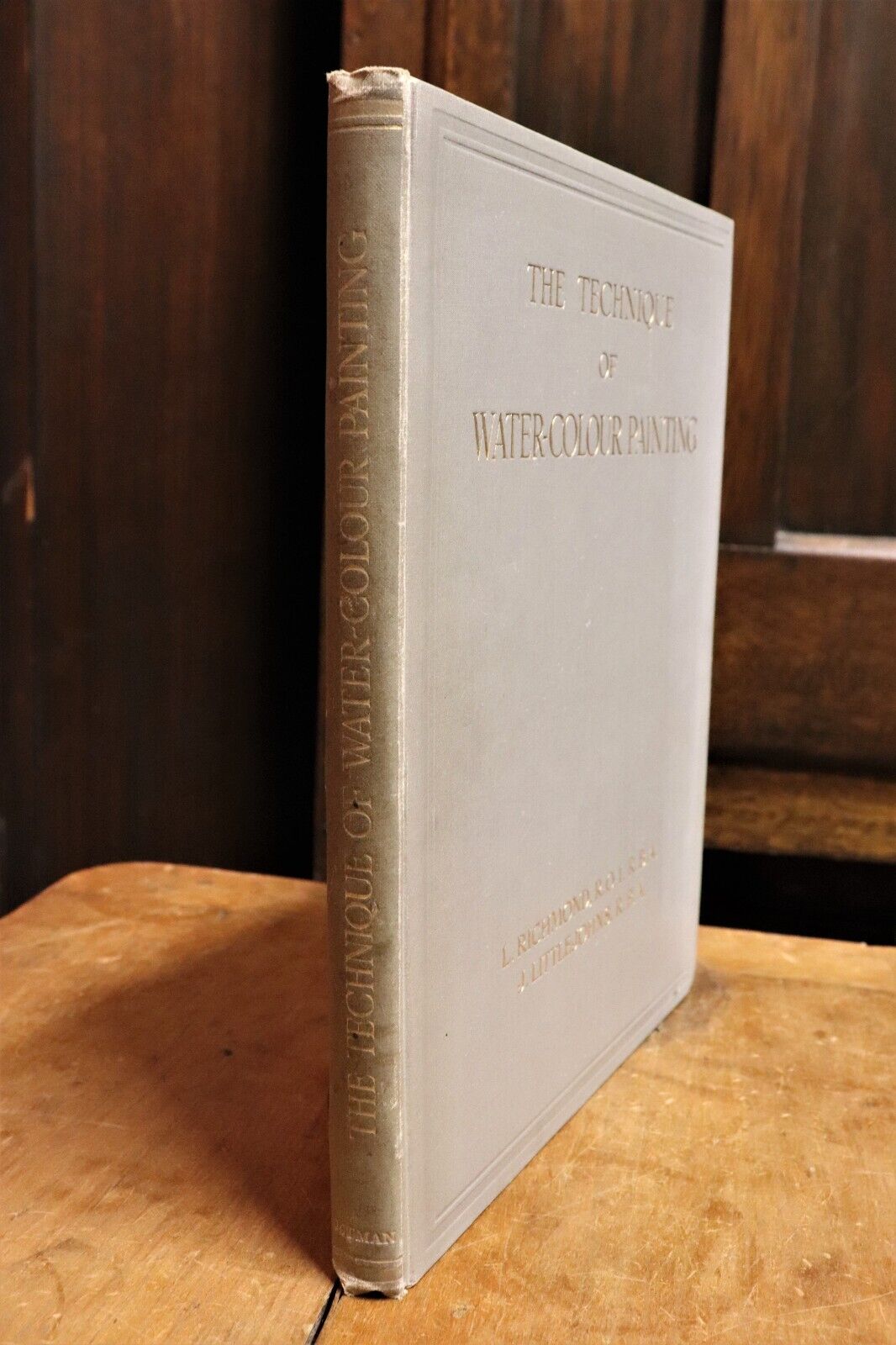 1926 The Technique Of Water-Colour Painting Antique British Art Reference Book