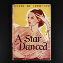 1945 A Star Danced - Gertrude Lawrence Antique Autobiography Book London Musical-1