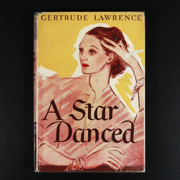1945 A Star Danced - Gertrude Lawrence Antique Autobiography Book London Musical