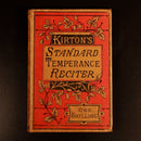 c1890 Kirton's Standard Temperance Reciter Antiquarian English Reference Book-2
