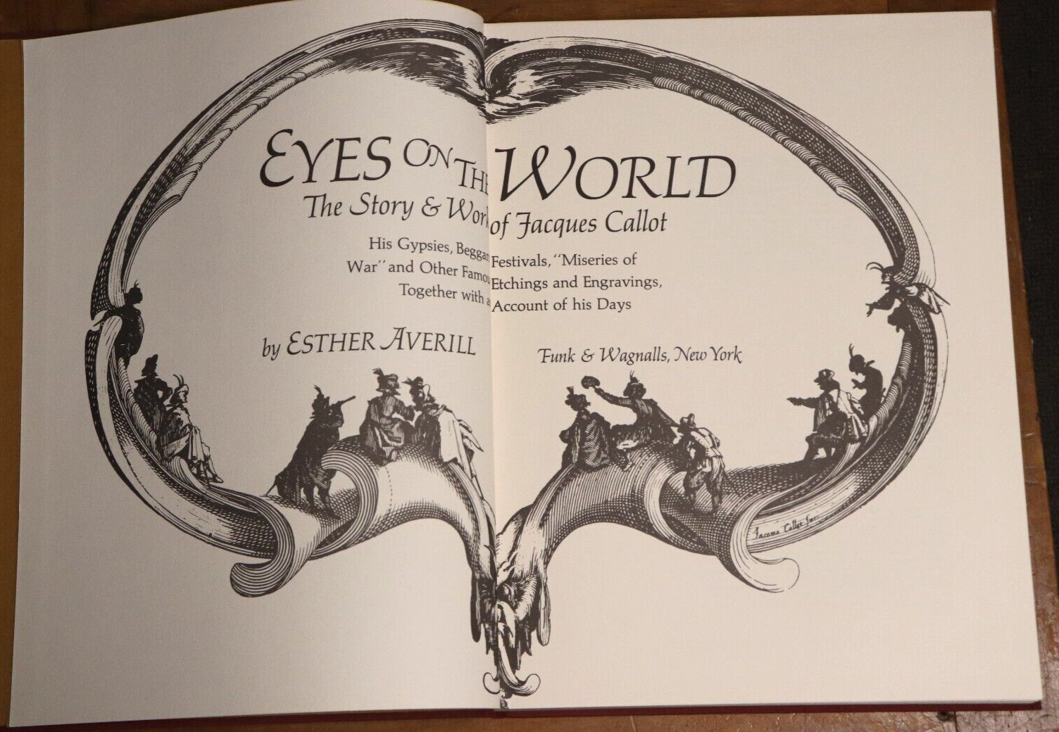 1969 Eyes On The World: The Story & Work of Jacques Callot Vintage Art Book - 0