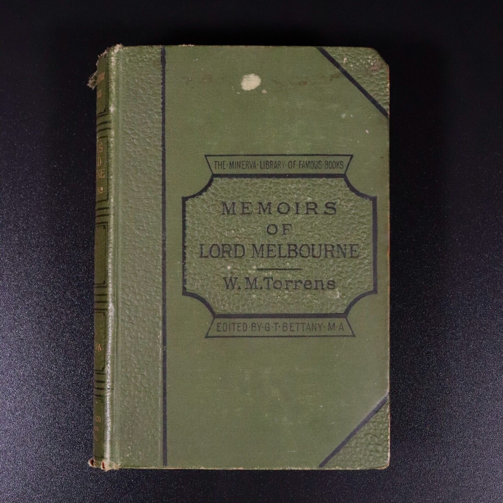 1890 Memoirs Of William Lamb 2nd Viscount Melbourne Antique British History Book